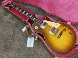 GIBSON CUSTOM SHOP 1959 LES PAUL STANDARD REISSUE VOS ICED TEA BURST