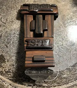 GIBSON ENGRAVING TRAPEZE TAILPIECE CUSTOM PARTS DETAILS UNKNOWN