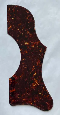 FOR GIBSON J45 & J50 ACOUSTIC CRYSTAL SELF ADHESIVE GUITAR PICKGUARD SHEET,BROWN