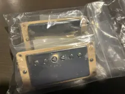 SET OF GIBSON ‘61 PICKUPS WITH CREAM RINGS BRIDGE & NECK