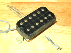 GIBSON 1979 BLACK T TOP HUMBUCKER BRIDGE PICKUP