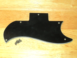 GIBSON 1979 BLACK 5 PLY SG STANDARD PICKGUARD