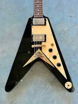 EPIPHONE BY GIBSON FLYING V FLYING V BLACK EBONY 1999 ELECTRIC GUITAR