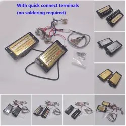 FOR GIBSON GUITAR HUMBUCKER PICKUPS WITH WIRING 2C QUICK-CONNECT TERMINALS SET