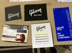 GIBSON SG CASE CANDY MANUAL BLANK WARRANTY & CHECKLIST WRENCH CLOTH