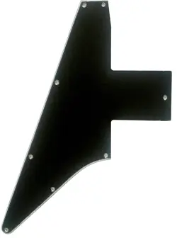 BLANK STYLE GUITAR-3-PLY-BLACK