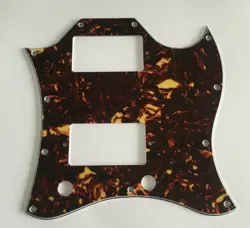 GUITAR PICKGUARD FOR GIBSON US SG STANDARD FULL FACE STYLE,4 PLY BROWN TORTOISE
