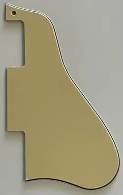 FOR FIT GIBSON ES-335 SHORT STYLE GUITAR PICKGUARD 3 PLY VINTAGE YELLOW