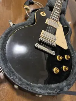 ELECTRIC GUITAR GIBSON 50S LES PAUL STANDARD EBONY BLACK 2003 REISSUE
