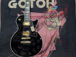 ELECTRIC GUITAR EPIPHONE BY GIBSON LES PAUL CUSTOM “BOCCHI” EDITION BLACK & CASE