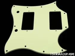 * NEW MINT GREEN PICKGUARD FOR USA GIBSON SG STANDARD GUITAR 3 PLY 11 HOLE
