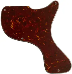 CUSTOM FOR GIBSON LES PAUL JUNIOR 1958 GUITAR PICKGUARD,4 PLY RED TORTOISE