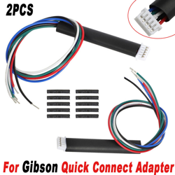 2 FOR GIBSON QUICK CONNECT  ADAPTER CONTROL BOARD PCB PICKUP WIRE CONNECTOR PLUG