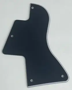 GUITAR PARTS GUITAR PICKGUARD FOR GIBSON LES PAUL SPECIAL-P90 STYLE 5 PLY BLACK