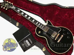 GIBSON CUSTOM SHOP 2011 HISTORIC COLLECTION 1957 LES PAUL CUSTOM VOS EBONY BLACK
