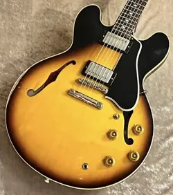 GIBSON CUSTOM SHOP NEW MURPHY LAB 1958 ES-335 REISSUE FADED TOBACCO BURST HEAVY