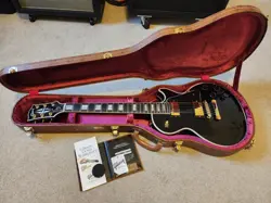 GIBSON CUSTOM SHOP LES PAUL CUSTOM EBONY 2014 W/OHSC
