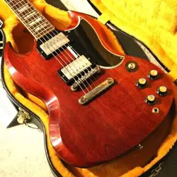 GIBSON CUSTOM SHOP 1961 LES PAUL SG STANDARD FAT NECK STOP BAR VOS #GG4EB