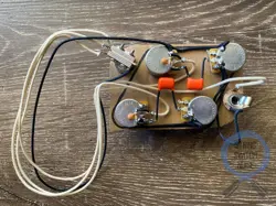 (GIBSON) LES PAUL SHORT SHAFT WIRING HARNESS - CTS, SWITCHCRAFT, SPRAGUE