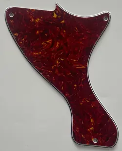 FOR FIT GIBSON LP JR. LES PAUL JUNIOR STYLE GUITAR PICKGUARD 4 PLY RED TORTOISE