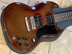 1973 GIBSON SG SPECIAL FADED CHERRY FINISH WITH CASE MINI HUMBUCKERS