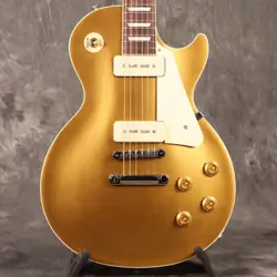 GIBSON USA/LES PAUL STANDARD 50S P-90 GOLD TOP ELECTRIC GUITAR WITH HARD CASE