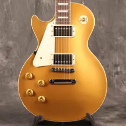 GIBSON USA/LES PAUL STANDARD 50S LH LEFT HANDED GOLD TOP GUITAR WITH HARD CASE