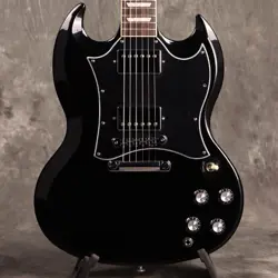 GIBSON USA/SG STANDARD EBONY ELECTRIC GUITAR WITH SOFT CASE