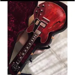 GIBSON CUSTOM SHOP1963 ES-335 LIGHTLY AGED ANTIQUE VIKING RED