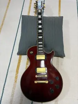 ORVILLE BY GIBSON LES PAUL CUSTOM TYPE WINE RED ELECTRIC GUITAR WITH GIGBAG