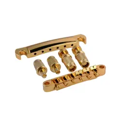 TUNE-O-MATIC BRIDGE TAILPIECE STOP BAR FOR EPIPHONE LP GIBSON SG GUITAR GOLD A