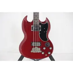 ORVILLE BY GIBSON EB-3 APPLE RED COLOR MODEL ELECTRIC BASS USED WITH GIGBAG