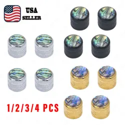1 - 4 PCS METAL GUITAR INLAY DOME VOLUME TONE KNOBS FOR GIBSON EPI LES PAUL SG