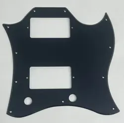 ELECTRIC GUITAR PICKGUARD FOR GIBSON US SG STANDARD FULL FACE ACRYLIC BLACK