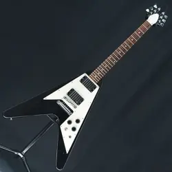 GIBSON FLYING V67 USED MAHOGANY BODY EBONY W/GIG CASE