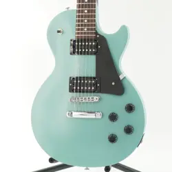 GIBSON LES PAUL MODERN LITE USED MAHOGANY BODY INVERNESS GREEN SATIN W/GIG CASE