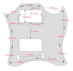 CREAM PEARL PICKGUARD