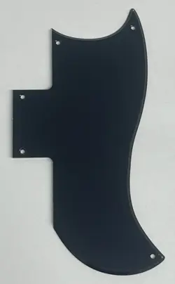 GUITAR PARTS GUITAR PICKGUARD FOR GIBSON SG '61 REISSUE STYLE ACRYLIC BLACK