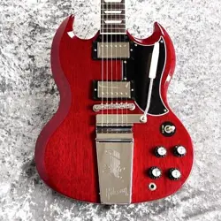 GIBSON SG STANDARD '61 W/MAESTRO VIBROLA VINTAGE CHERRY #205240015 3.28KG #GG8G6