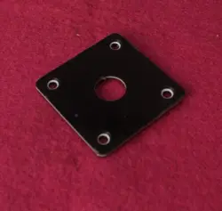 BLACK 3 PLY JACK PLATE FOR GIBSON LES PAUL CUSTOM