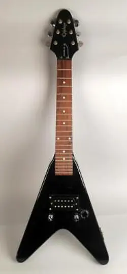 EPIPHONE MINI FLYING V BLACK ELECTRIC GUITAR