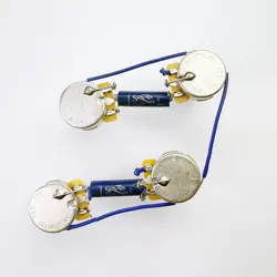 GIBSON LES PAUL 50'S WIRING HARNESS 500K POTS - NEXT GEN SOZO BLUE CAPS
