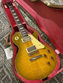 GIBSON CS MURPHY LAB 1959 LES PAUL STANDARD REISSUE LIGHT AGED GREEN LEMON 2023