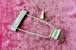 VINTAGE 1959 GIBSON NICKEL TRAPEZE TAILPIECE COMPLETE ES-125 ES-225 ES330 1960