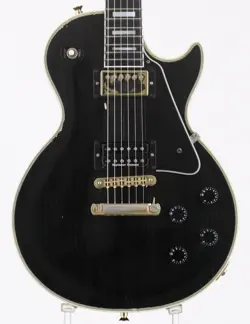 GIBSON LES PAUL CUSTOM EBONY ELECTRIC GUITAR