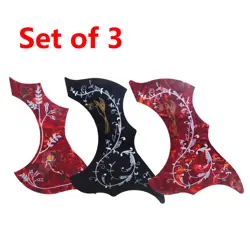 ACOUSTIC GUITAR PICKGUARD,HUMMINGBIRD SELF ADHENSIVE FOR GIBSON PICK GUARDS 3PCS