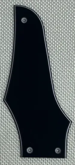 BLACK 3-PLY FOR FIT GIBSON FIREBIRD TRUSS ROD COVER BLANK GUITAR PICKGUARD