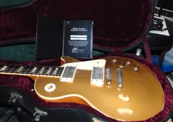 2011 GIBSON CUSTOM SHOP LES PAUL STANDARD LPR-7 1957 GOLDTOP REISSUE W/COA