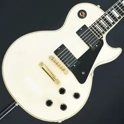 USED LES PAUL CUSTOM MOD. ALPINE WHITE SN.CS61926 GIBSON SLIGHTLY NO.RG1859