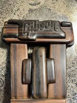 GIBSON ENGRAVING TRAPEZE CUSTOM PARTS DETAILS UNKNOWN TAILPIECE